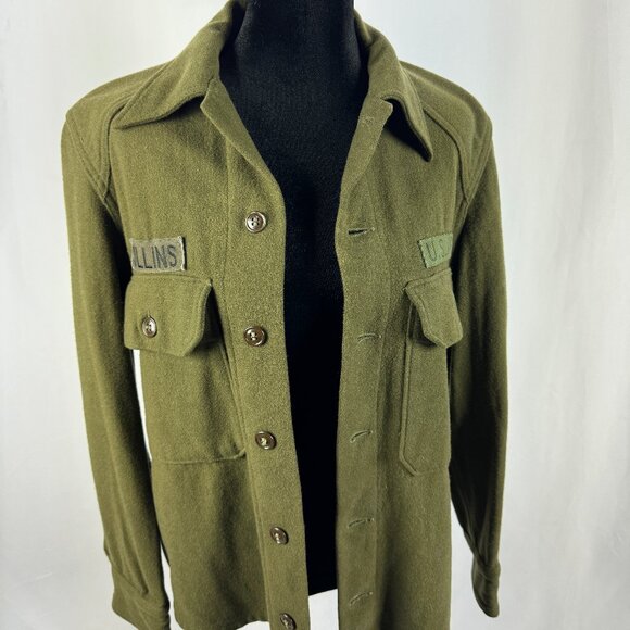 1950’s Vintage U.S Army Korea War Wool Shirt OG 108